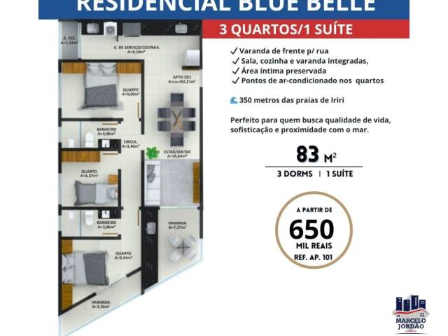#BLUEBELLE - Apartamento para Comprar em Anchieta - ES - 3